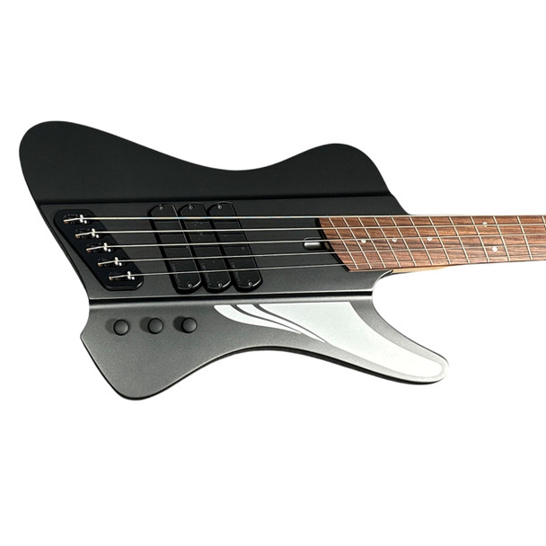 Dingwall D-Roc 5, Matte Black / Pau Ferro 5 String Bass At Bass Central