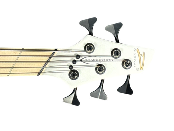 Dingwall NG-3 (5), Ducati White Pearl / Maple 5 String Bass At Bass Central