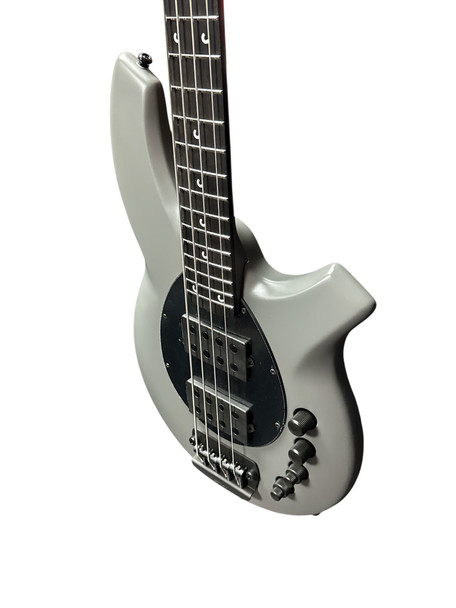Ernie Ball Music Man Bongo 4 HH, Titan Grey / Ebony4 String Bass At Bass Central
