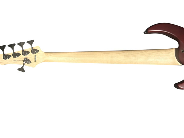MTD Kingston Saratoga 5 Deluxe (V2), Deep Cherry Burst /Laurel  5 String Bass At Bass Central