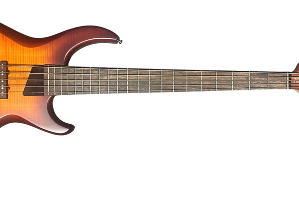MTD Kingston Saratoga 5 Deluxe (V2), Deep Cherry Burst /Laurel  5 String Bass At Bass Central