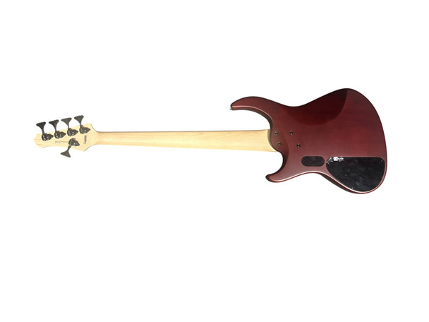 MTD Kingston Saratoga 5 Deluxe (V2), Deep Cherry Burst /Laurel  5 String Bass At Bass Central