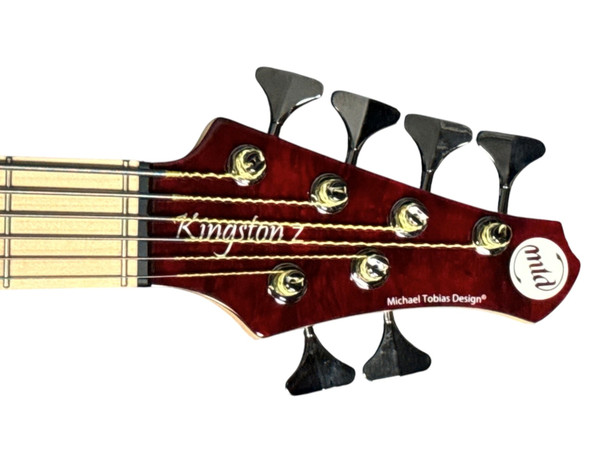 MTD Kingston Z-6 (V2) Trans Cherry Maple 6 String Bass At Bass Central
