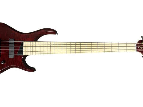 MTD Kingston Z-6 (V2) Trans Cherry Maple 6 String Bass At Bass Central