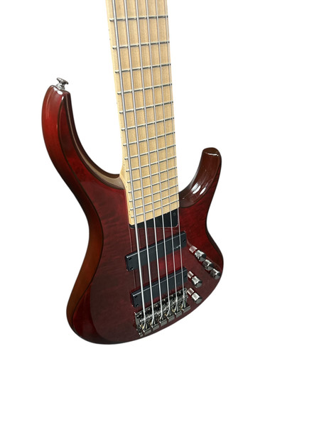MTD Kingston Z-6 (V2) Trans Cherry Maple 6 String Bass At Bass Central