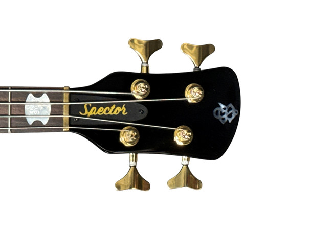 Spector Euro 4 Classic, Black Gloss / Rosewood and EMG's 4 String Bass At Bass Central