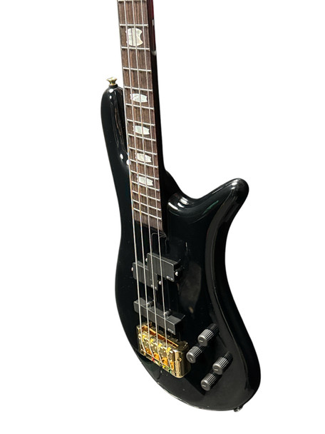 Spector Euro 4 Classic, Black Gloss / Rosewood and EMG's 4 String Bass At Bass Central