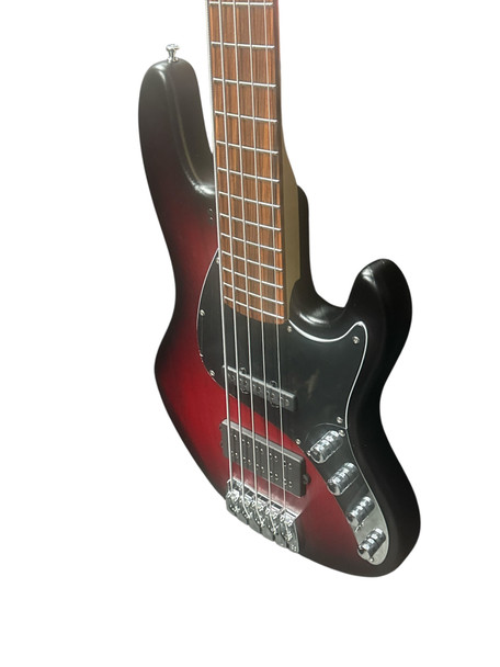 Sandberg Cal.TM-5 SuperLight, Redburst/ Pau Ferro 5 String Bass At Bass Central