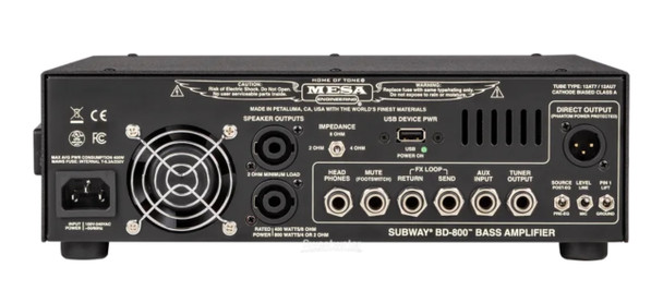 Mesa Boogie 800 D Bass Amp At Bass Central