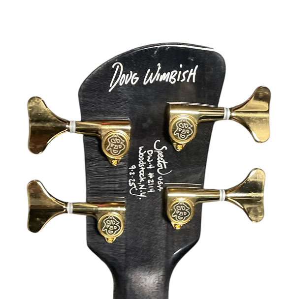 Spector USA DW-4 Doug Wimbish (NS2), Black Stain/Pau Ferro 1.5" Nut *On Order, ETA Feb. 2027