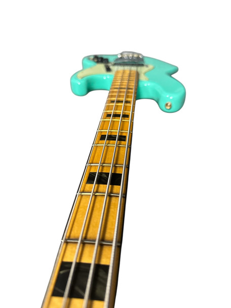 Fender Custom Shop 1964 Journeyman Jazz Bass Faded Seafoam Green  4 String Bass At Bass Central