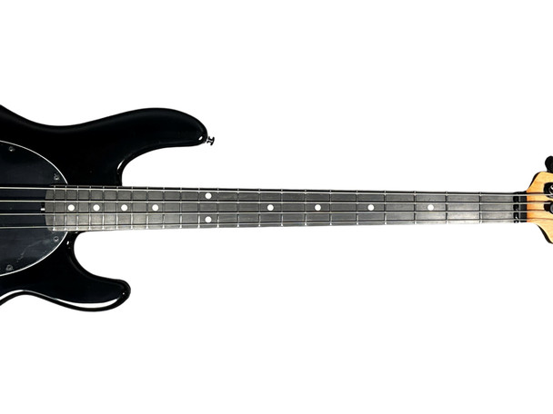 Ernie Ball Music Man StingRay 4 "DarkRay", Obsidian Black / Ebony 4 String Bass At Bass Central