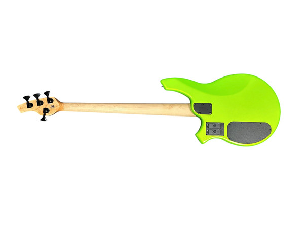 Ernie Ball Music Man Bongo 4 HH, Mantis Green / Maple 4 String Bass At Bass Central
