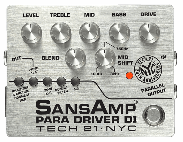 tech 21, para driver, sansamp, 20th Anniversary