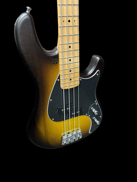 Sandberg California Vs (Lionel) Short Scale, Matte Tobacco Burst / Maple  4 String Bass At Bass Central