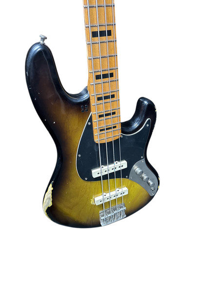 Sandberg "Bass The World" (TT-4), Reserve Aged Tobacco / Maple 4 String Bass At Bass Central