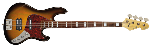 Sandberg TM-4 SuperLight, 3-Tone Sunburst / Pau Ferro 4 String Bass At Bass Central