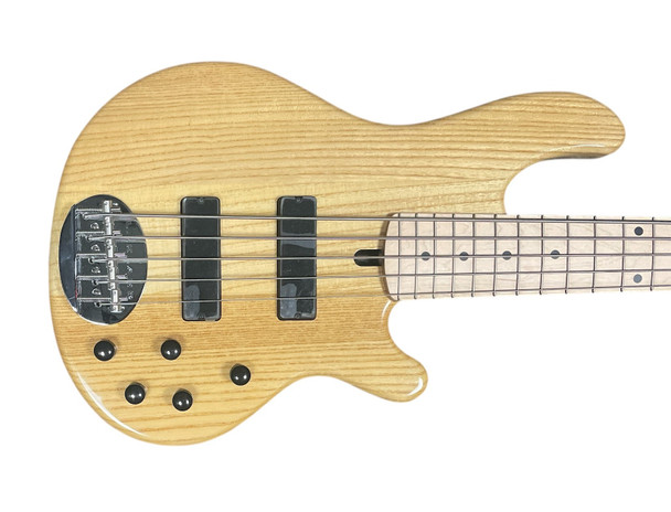 Lakland, 55-01, 5501, Natural, Bass Guitar, 5-string, active pickups, bartolini