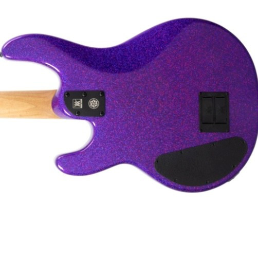 Ernie Ball Music Man StingRay 4 "DarkRay", Plasma Purple / Ebony  4 String Bass At Bass Central