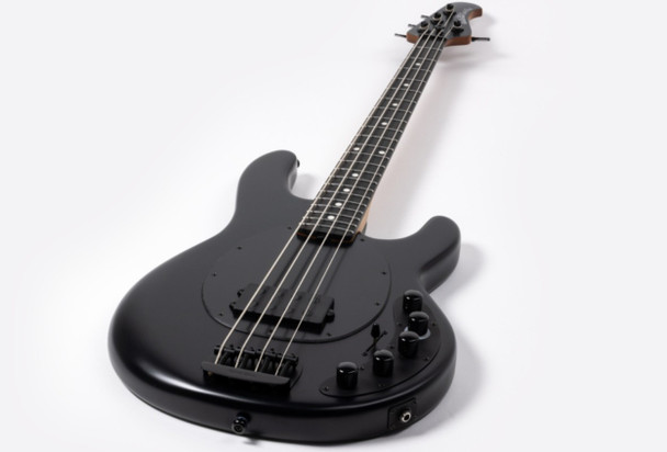 Ernie Ball Music Man StingRay 4 "DarkRay", NEW COLOR Stealth Black / Ebony  4 String Bass At Bass Central