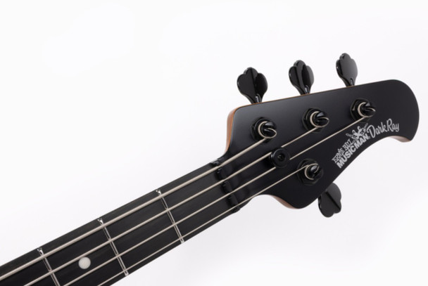 Ernie Ball Music Man StingRay 4 "DarkRay", NEW COLOR Stealth Black / Ebony  4 String Bass At Bass Central