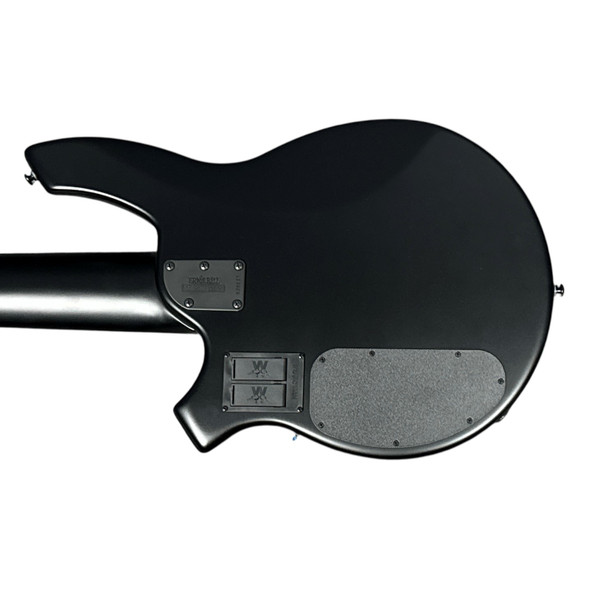 Ernie Ball Music Man Bongo 6 HH, Stealth Black/ Ebony 6 String Bass At Bass Central