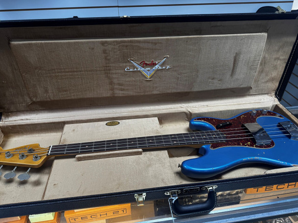 Fender Custom Shop Time Machine Relic 1964  P Bass, LPB/Rosewood  4 String Bass At Bass Central