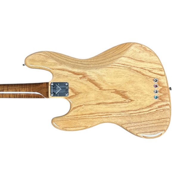 Fender Custom Shop NOS Artisan J Bass, Flame Maple Burl/Rosewood 4 String Bass At Bass Central