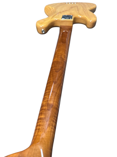 Fender Custom Shop NOS Artisan J Bass, Flame Maple Burl/Rosewood 4 String Bass At Bass Central