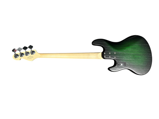 Sandberg Cal. TM-4 Superlight, Green Burst with Pau Ferro  4 String Bass At Bass Central