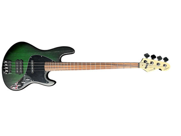 Sandberg Cal. TM-4 Superlight, Green Burst with Pau Ferro  4 String Bass At Bass Central