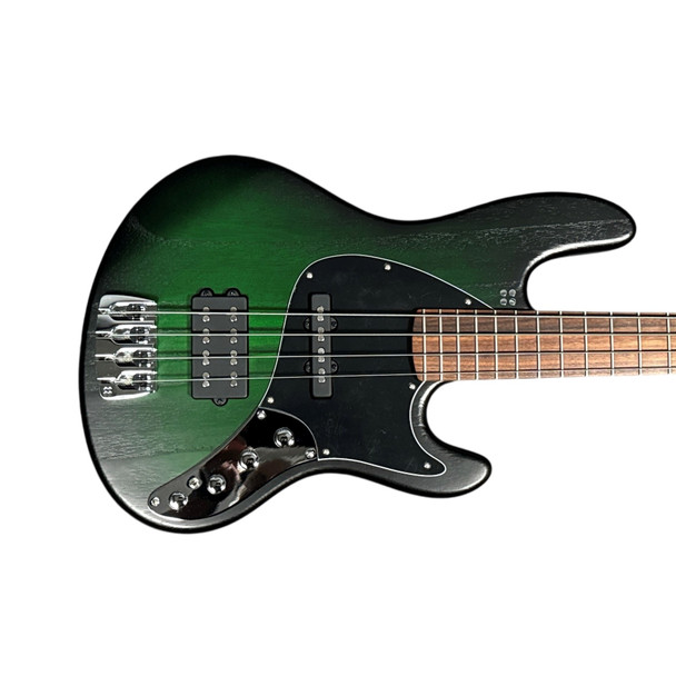 Sandberg Cal. TM-4 Superlight, Green Burst with Pau Ferro  4 String Bass At Bass Central