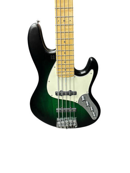Sandberg Cal. TT-5 SuperLight Matte Green Burst / Maple 5 string Bass At Bass Central