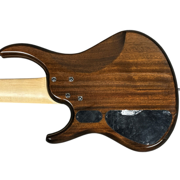MTD Kingston KZX 5 (V1) FRETLESS LINED Mocha / Ebanol, USA Bartolini  5 String Bass At Bass Central