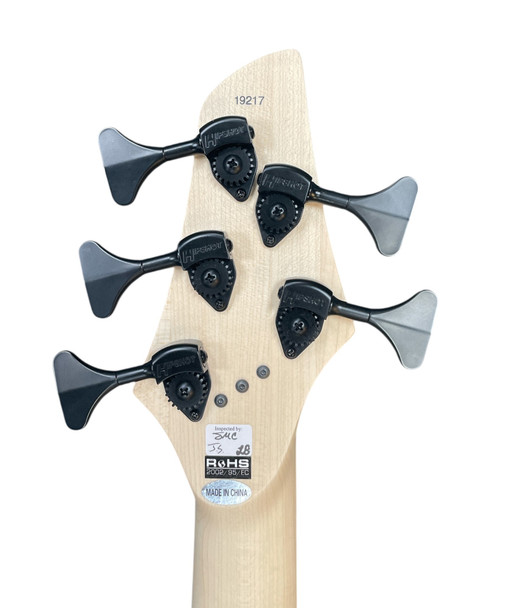 Dingwall, NG-3, NG3, 5 string, white, Fanned frets
