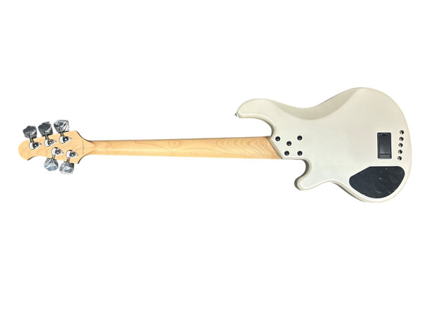 Lakland Skyline 55-02 Custom White/Maple 5 String Bass At Bass Central