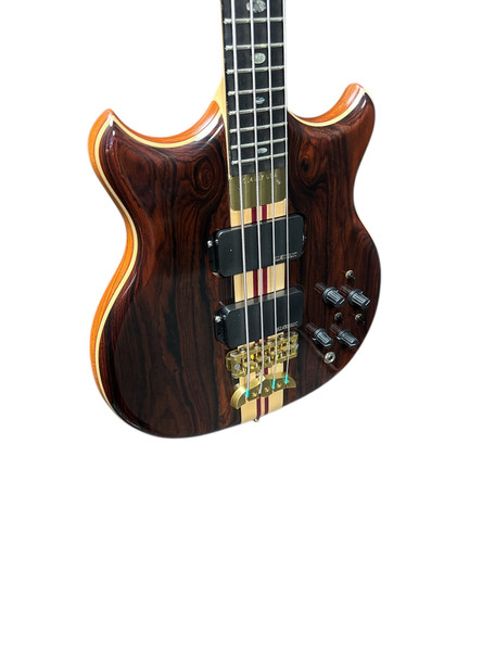 Alembic Stanley Clarke Sign Deluxe, Cocobolo / Ebony 4 String Bass At Bass Central