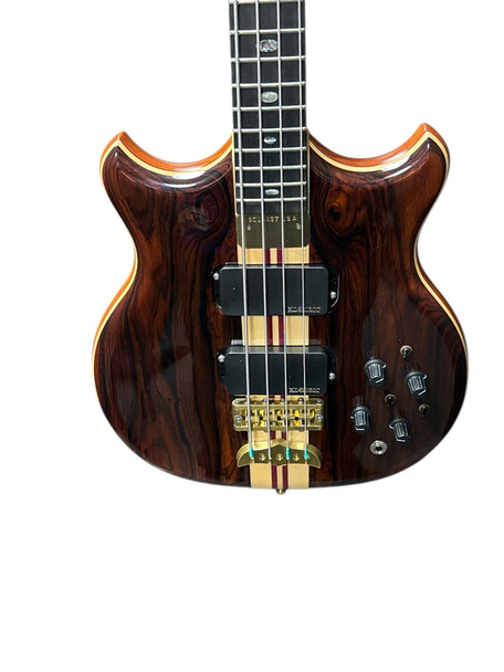 Alembic Stanley Clarke Sign Deluxe, Cocobolo / Ebony 4 String Bass At Bass Central