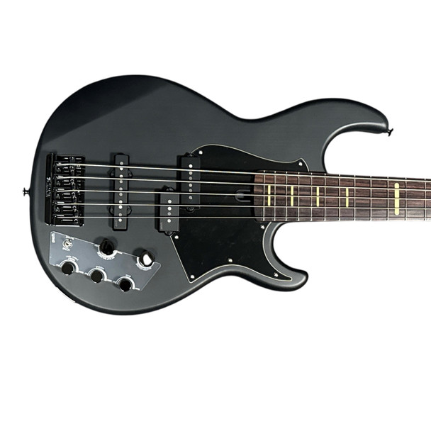 Yamaha BB735A. Trans Black Matte w/ Rosewood 5 String Bass At Bass Central