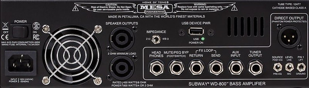 Mesa Boogie Subway WD-800 Bass Amp At Bass Central