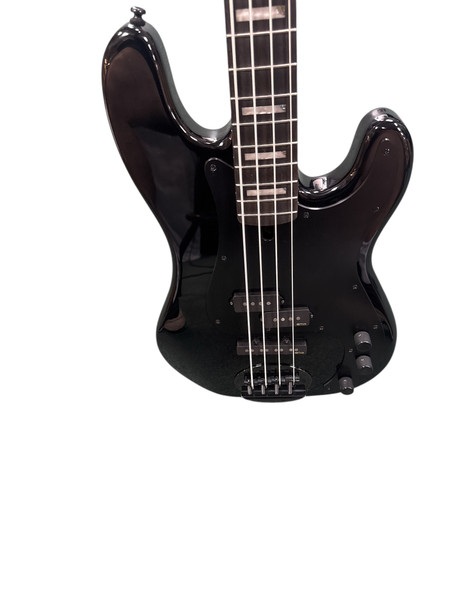 Lakland Skyline 44-64 GZ, Gloss Black / Ebony /Geezer Butler 4 String Bass At Bass Central