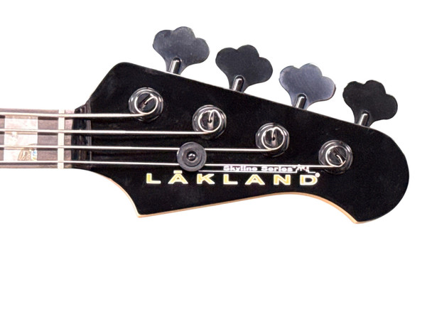 Lakland Skyline 44-64 GZ, Gloss Black / Ebony /Geezer Butler 4 String Bass At Bass Central