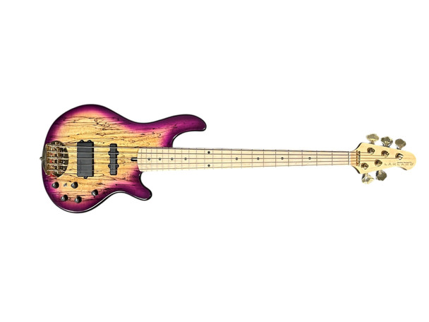 Lakland Skyline 55-02 Custom, Spalt Violet Burst / Maple  5 String Bass At Bass Central