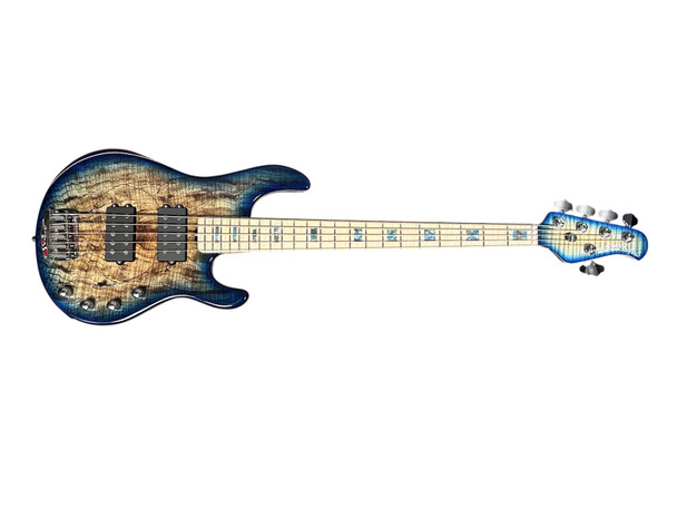 Ernie Ball Music Man 2025 BFR LTD Edition StingRay 5 HH, Paua Blue/Maple  5 String Bass At Bass Central