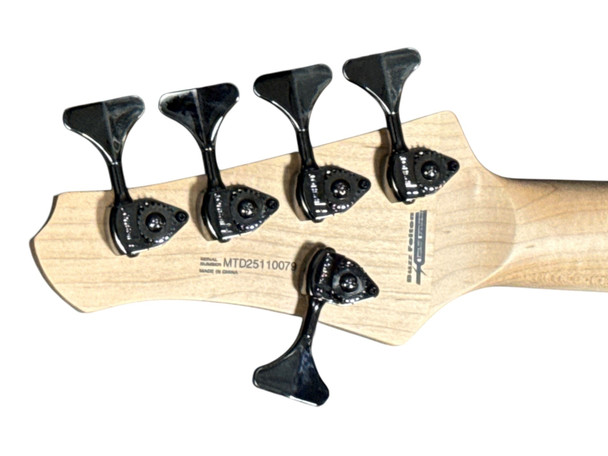 MTD KZX 5 (V2), Dark Cherry Burst / Maple/ USA Bartolini Electronics 5 String Bass At Bass Central