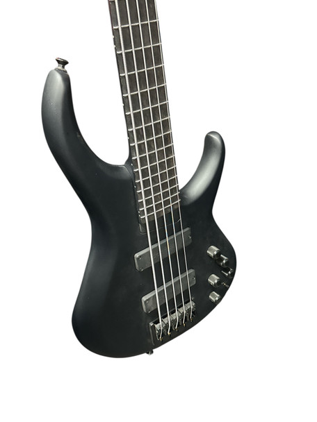 MTD (USA) 534-24, Black Matte / Ebony FB  5 String Bass At Bass Central
