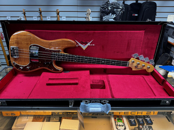 Fender Custom Shop NOS Artisan P Bass, KOA/Ebony Full in Case