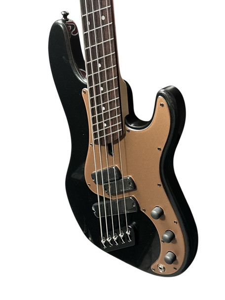 Dingwall SP1 (5), Black Gloss / Rosewood  5 String Bass At Bass Central
