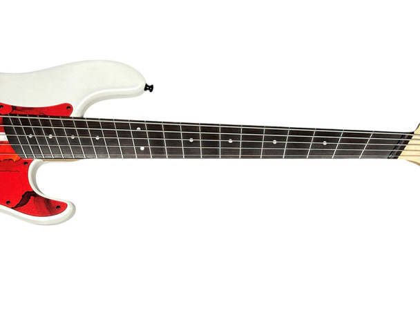 Dingwall SP1 5 (5) Ducati White w/Rosewood B-STOCK With COSMETIC FLAWS  5 String Bass At Bass Central
