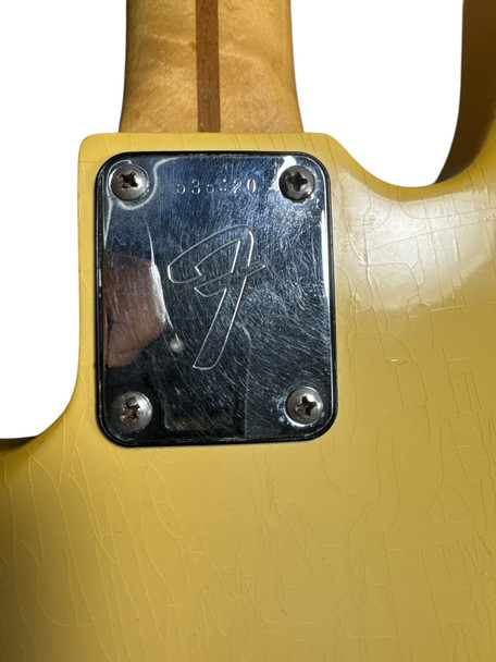 Fender Jazz Bass, 1974 Olympic White/Maple 4 String Bass At Bass Central